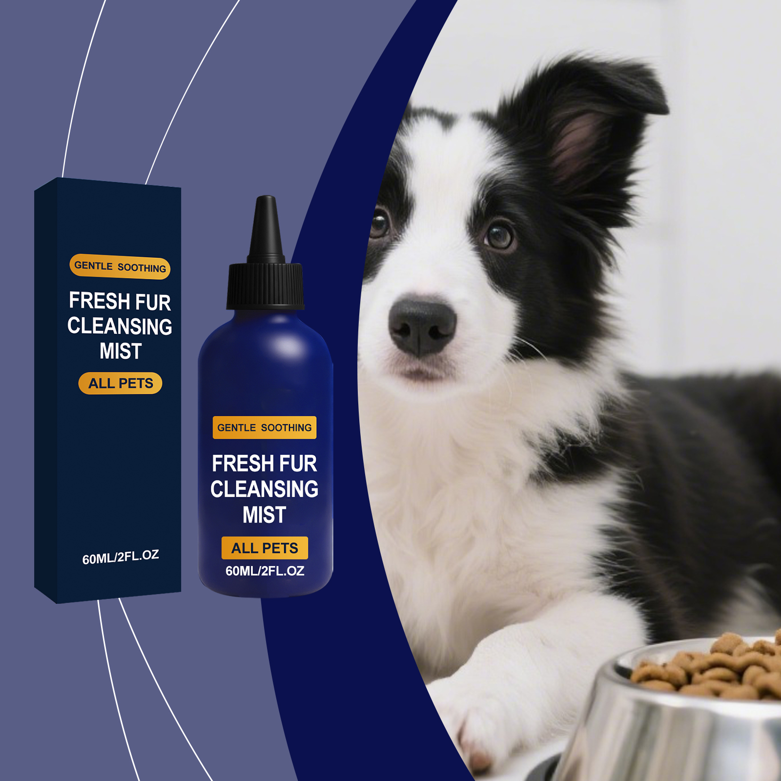 Pet Hair Cleansing Liquid Daily Cleaning Fluffy Soft Tangle Free Comfortable Refreshing Care For Cats And Dogs