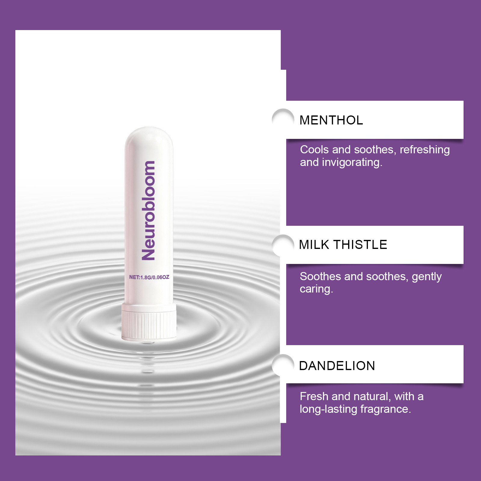Body Care Nasal Inhaler Mild Protection Cozy Refreshing Portable Daily Nose Care Tool Soft Gentle Clean Fresh