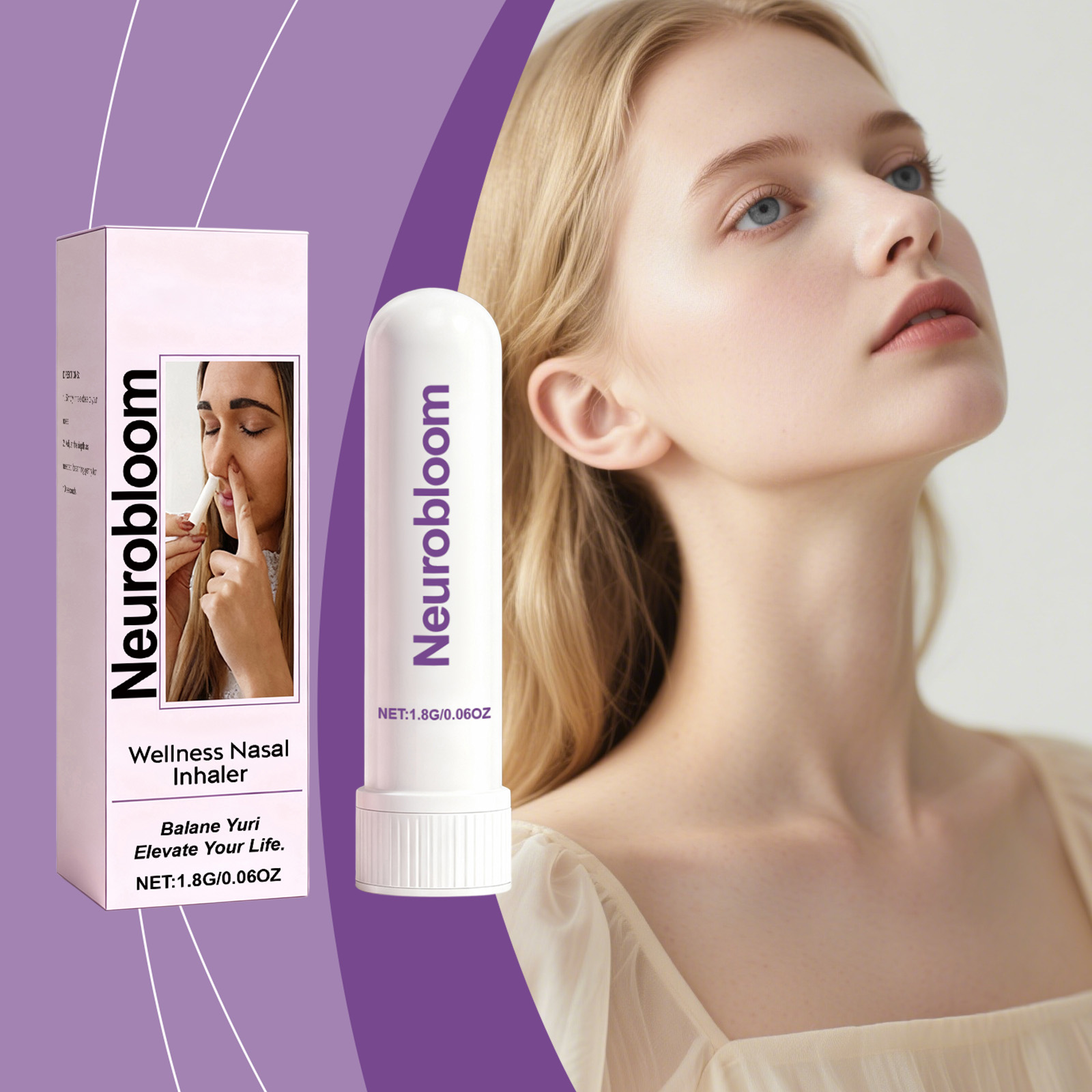Body Care Nasal Inhaler Mild Protection Cozy Refreshing Portable Daily Nose Care Tool Soft Gentle Clean Fresh