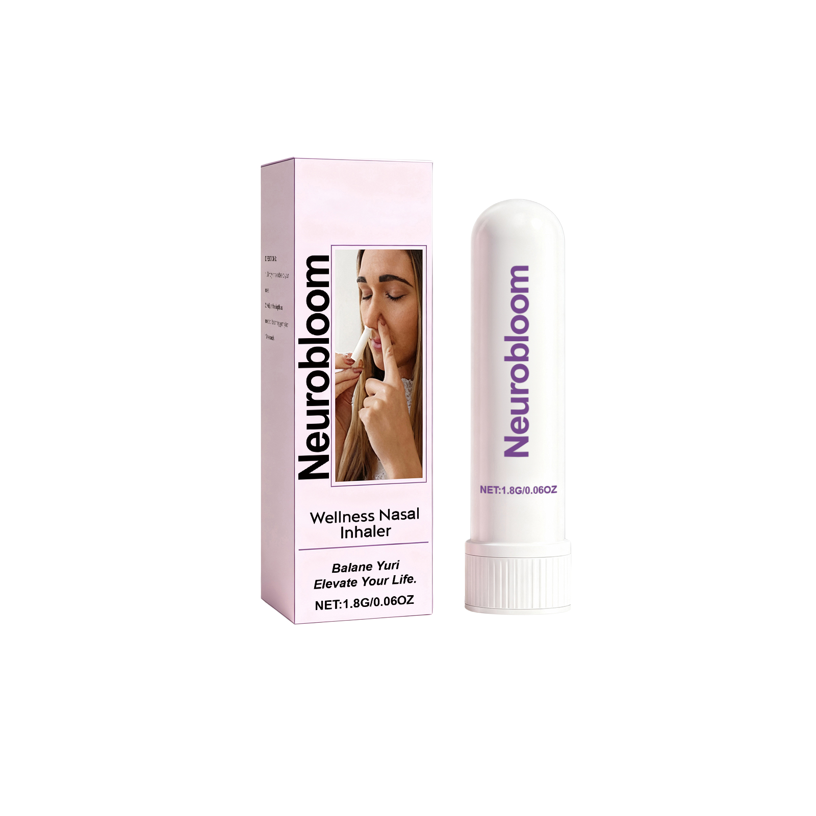 Body Care Nasal Inhaler Mild Protection Cozy Refreshing Portable Daily Nose Care Tool Soft Gentle Clean Fresh