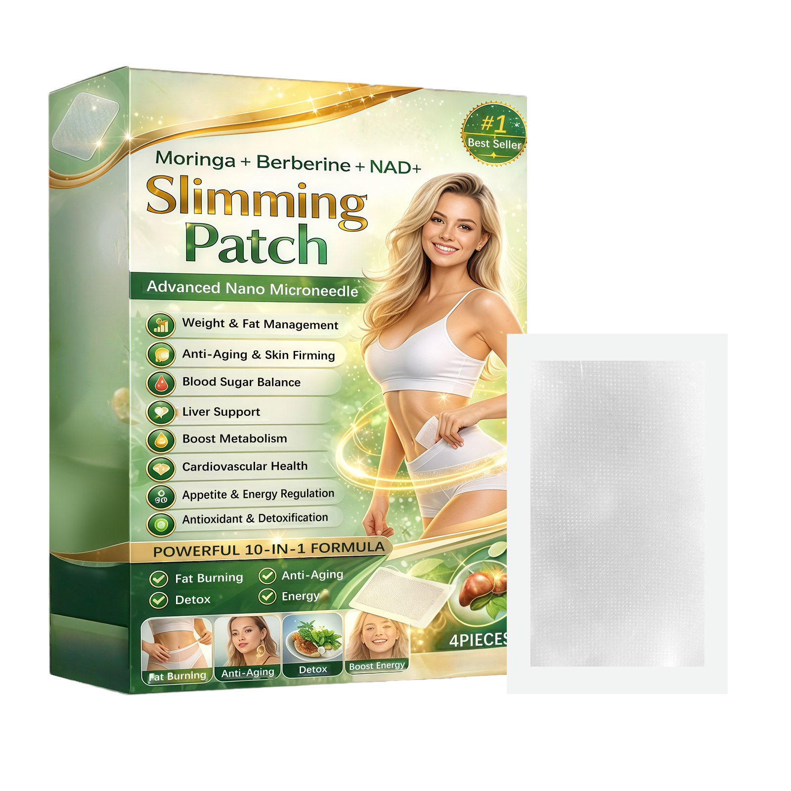 Herbal Body Care Patch Mild Formula Fits Skin Light Convenient Shape Body Curves
