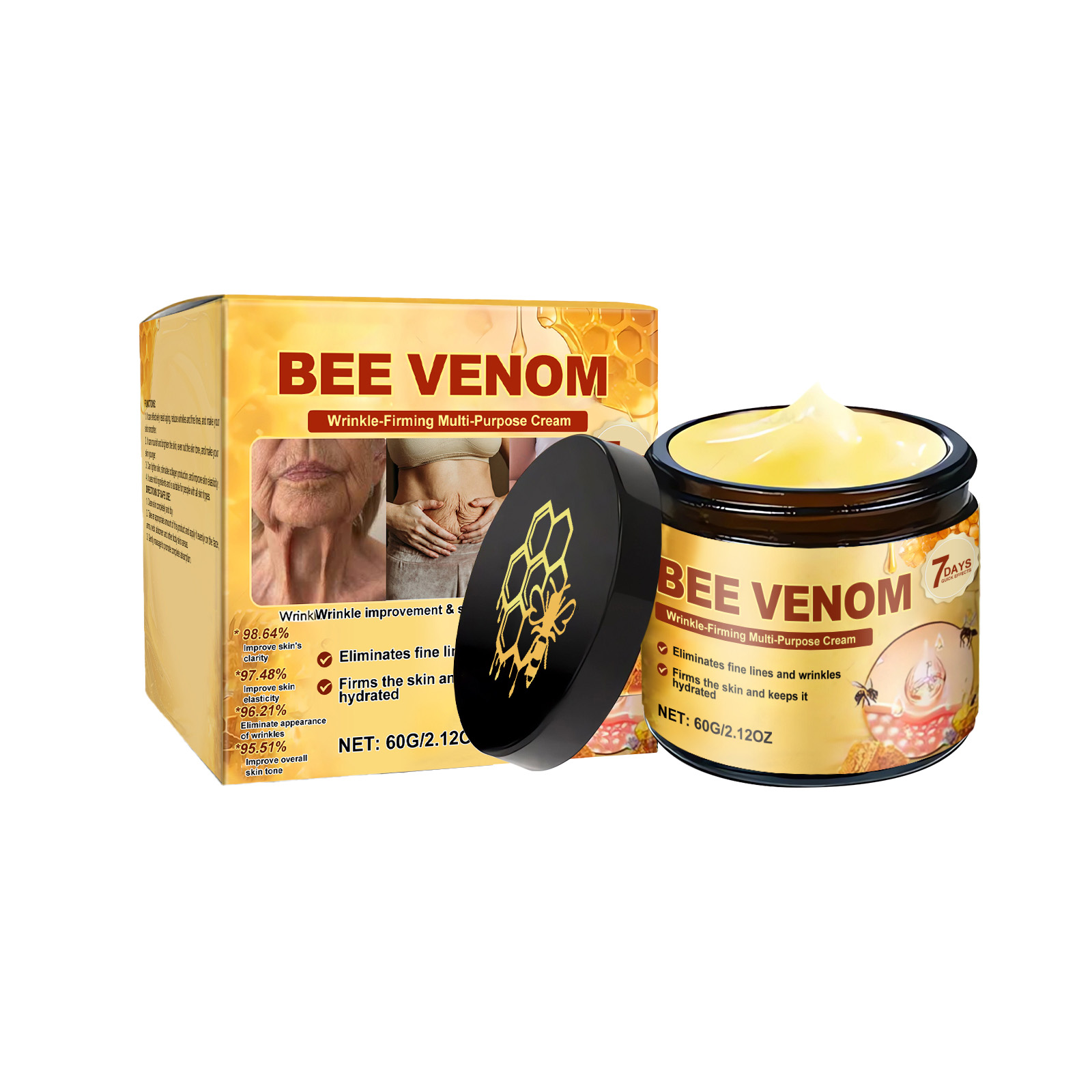 Multi Effect Body Care Cream Moisturize Nourish Rejuvenate Young Skin Face Body Use