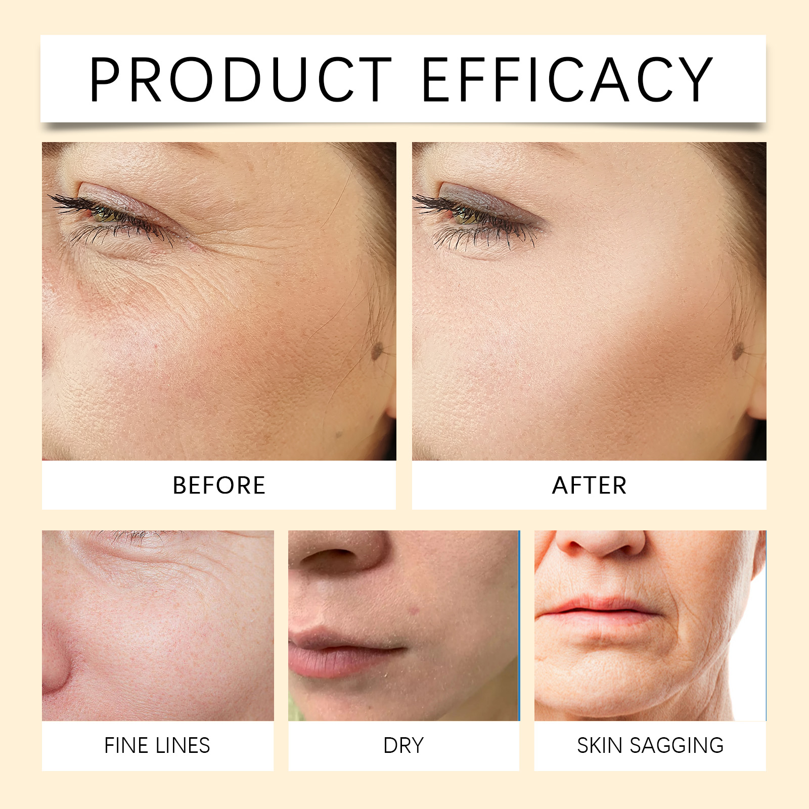 Multi Effect Body Care Cream Moisturize Nourish Rejuvenate Young Skin Face Body Use