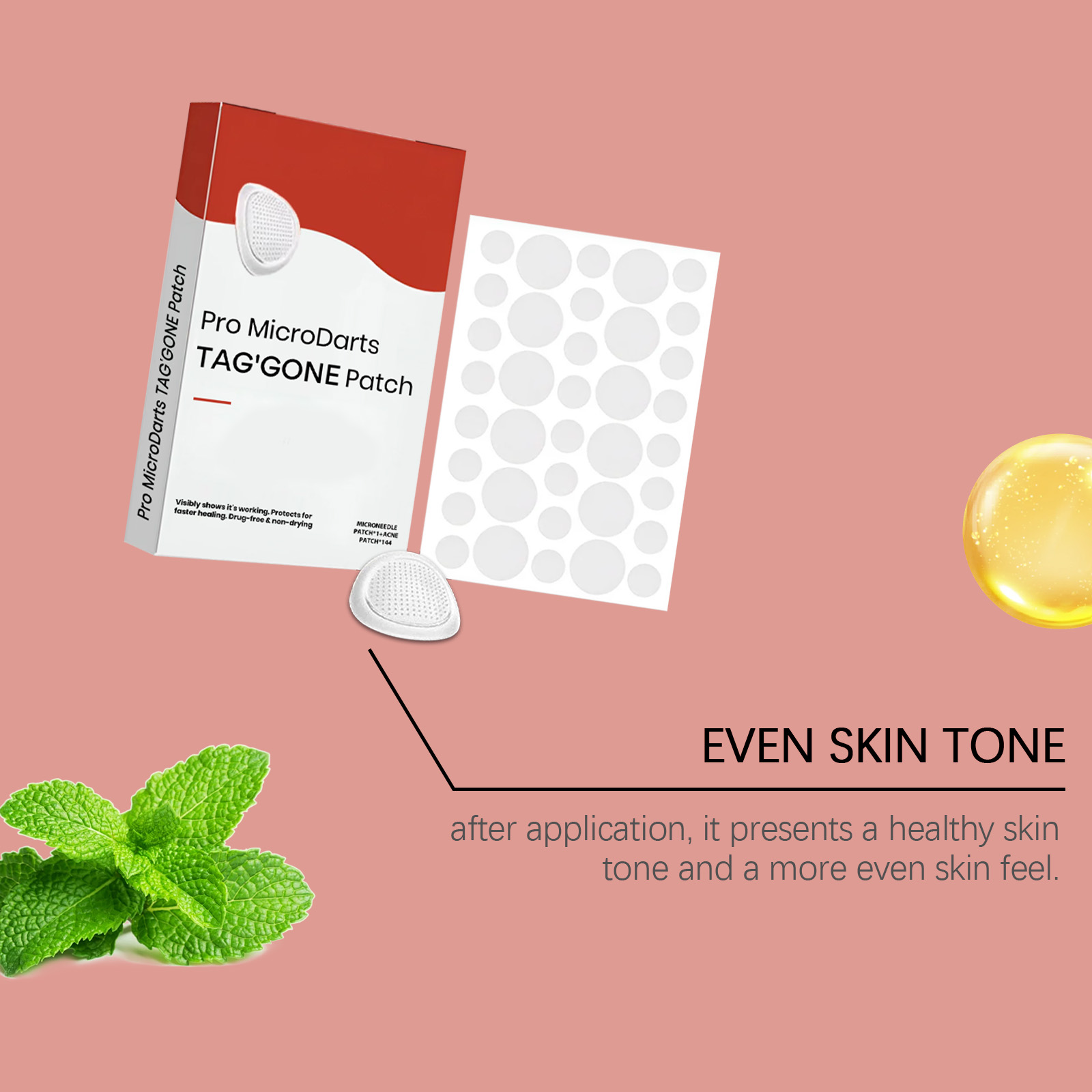 Skin Patch For Acne And Wart Waterproof Ultra Thin Invisible Clear Round Hydrocolloid Skin Cleansing Care