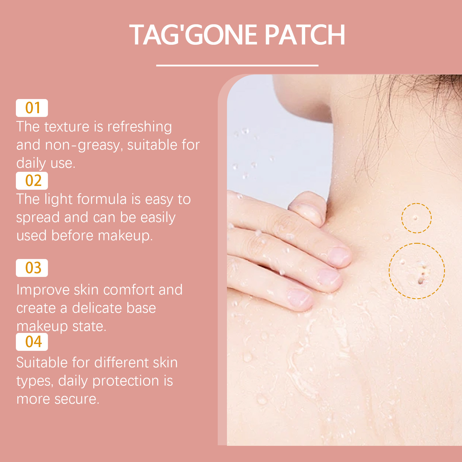 Skin Patch For Acne And Wart Waterproof Ultra Thin Invisible Clear Round Hydrocolloid Skin Cleansing Care