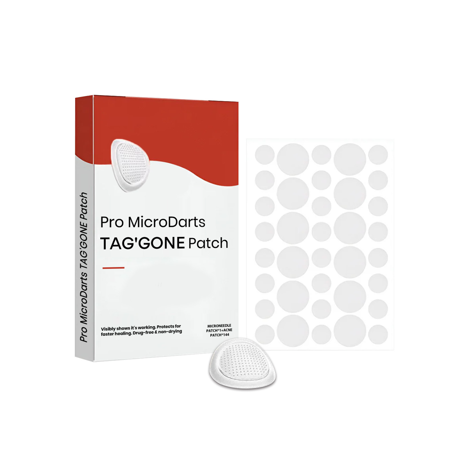 Skin Patch For Acne And Wart Waterproof Ultra Thin Invisible Clear Round Hydrocolloid Skin Cleansing Care