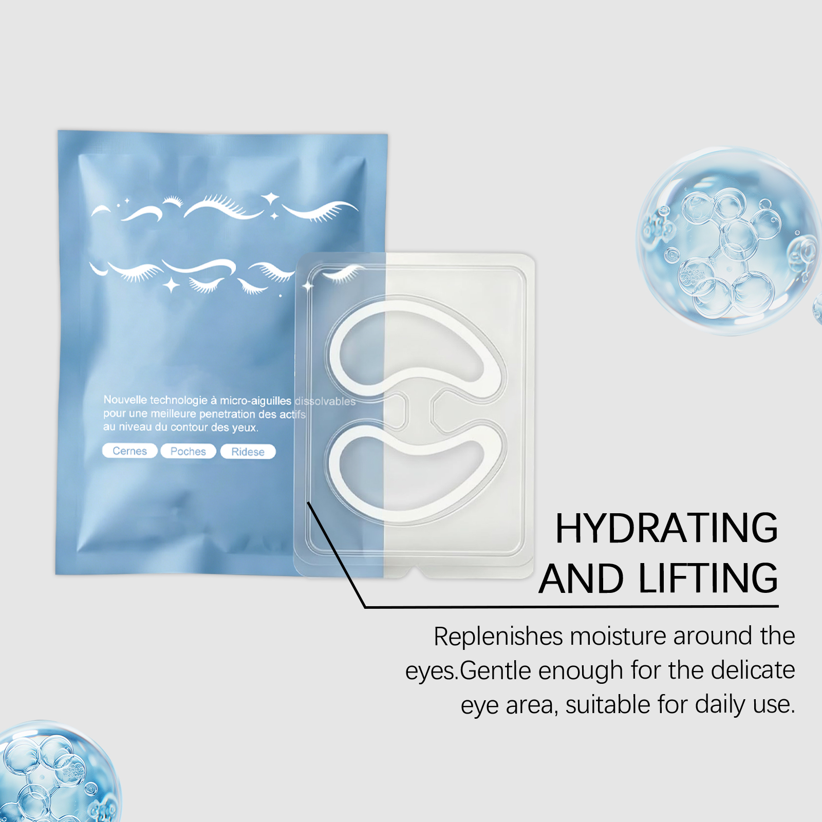 Collagen Eye Mask Daily Care Hydrating Bright Delicate Skin Friendly Soft Comfortable Periorbital Skin Treatment