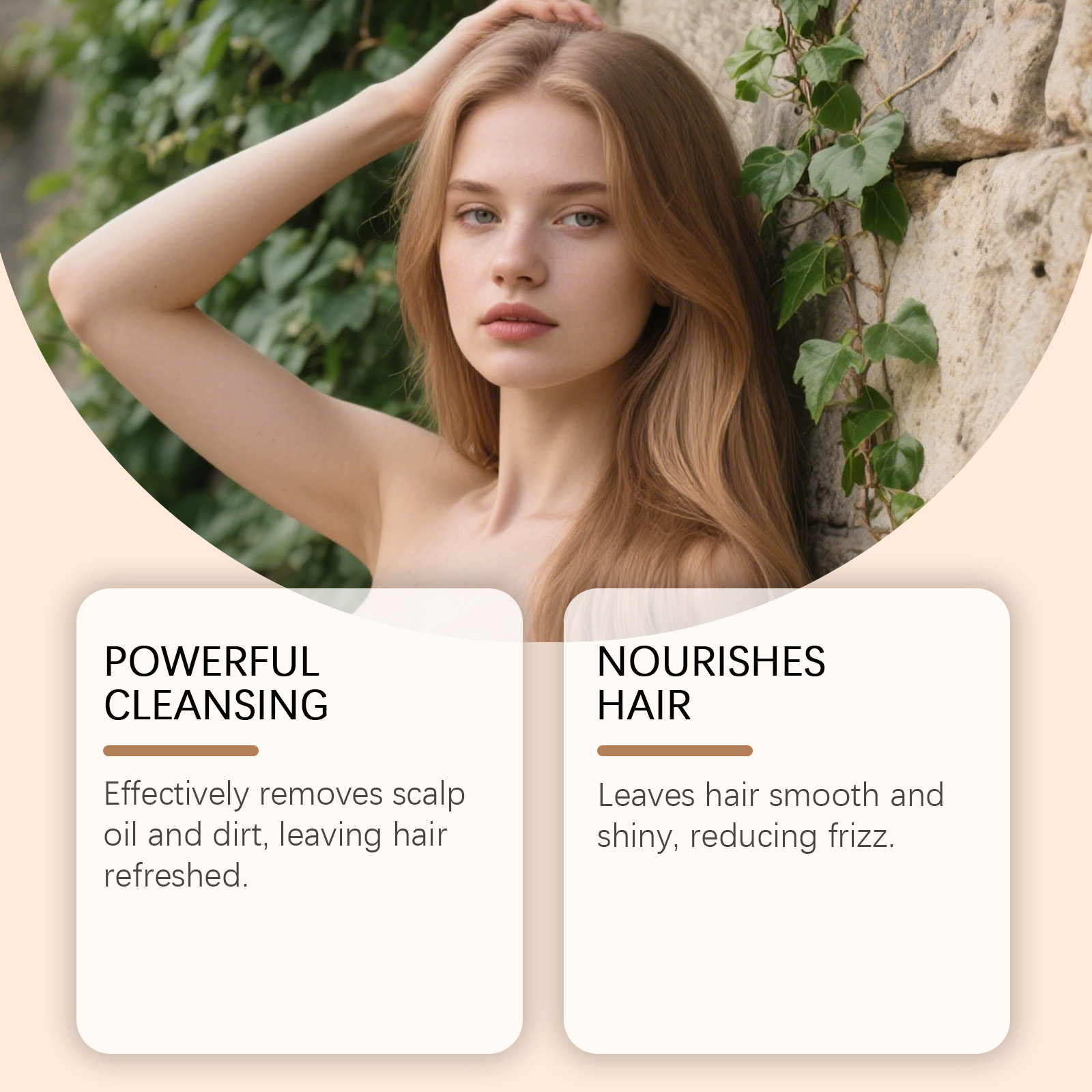 Hair Wash Soap Mild Cleansing Foam Care Frizzy Smooth Daily Maintain Hair Treatment