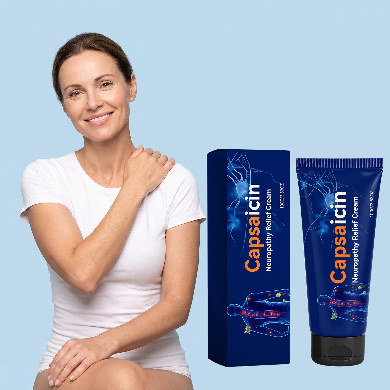 Joint Care Cream Mild Ingredients Moisturize Daily External Apply Massage Protect Joints Knees Skin