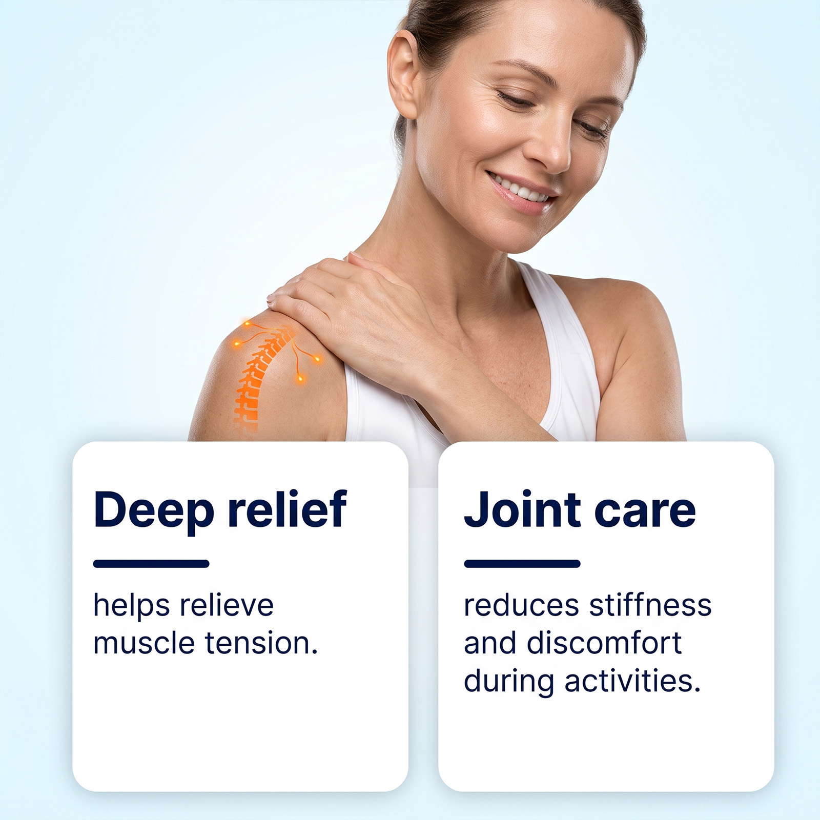 Joint Care Cream Mild Ingredients Moisturize Daily External Apply Massage Protect Joints Knees Skin