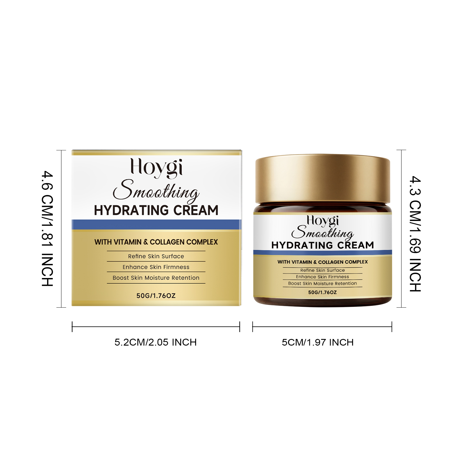 Moisturizing Nourishing Facial Cream Elastic Smooth Texture Lightweight Quick Absorbing Care For Skin