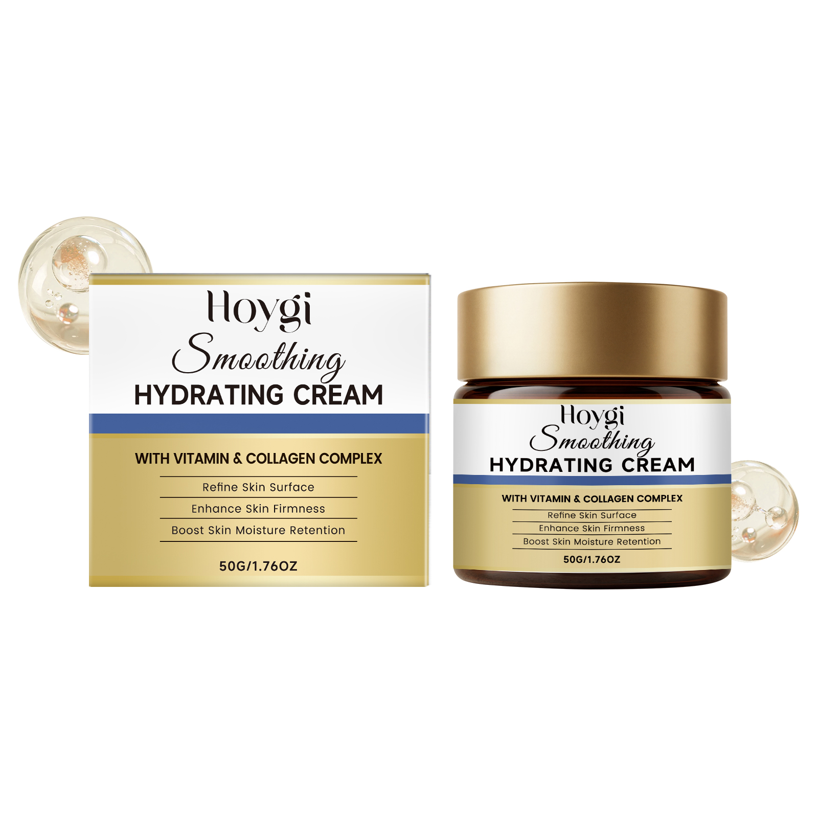 Moisturizing Nourishing Facial Cream Elastic Smooth Texture Lightweight Quick Absorbing Care For Skin