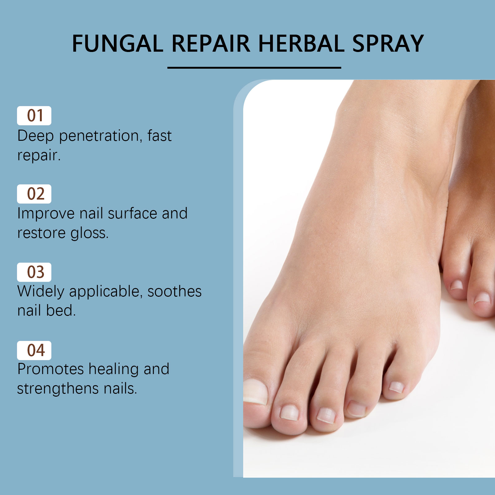 Nail Care Spray Gentle Nourishing Cleansing For Hand Foot Nail Daily Moisturizing Protection