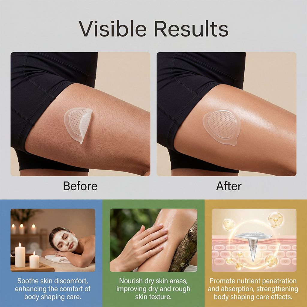 Body Care Patch Daily Comfort Fit Skin Refreshing Breathable Light Portable For Human Body