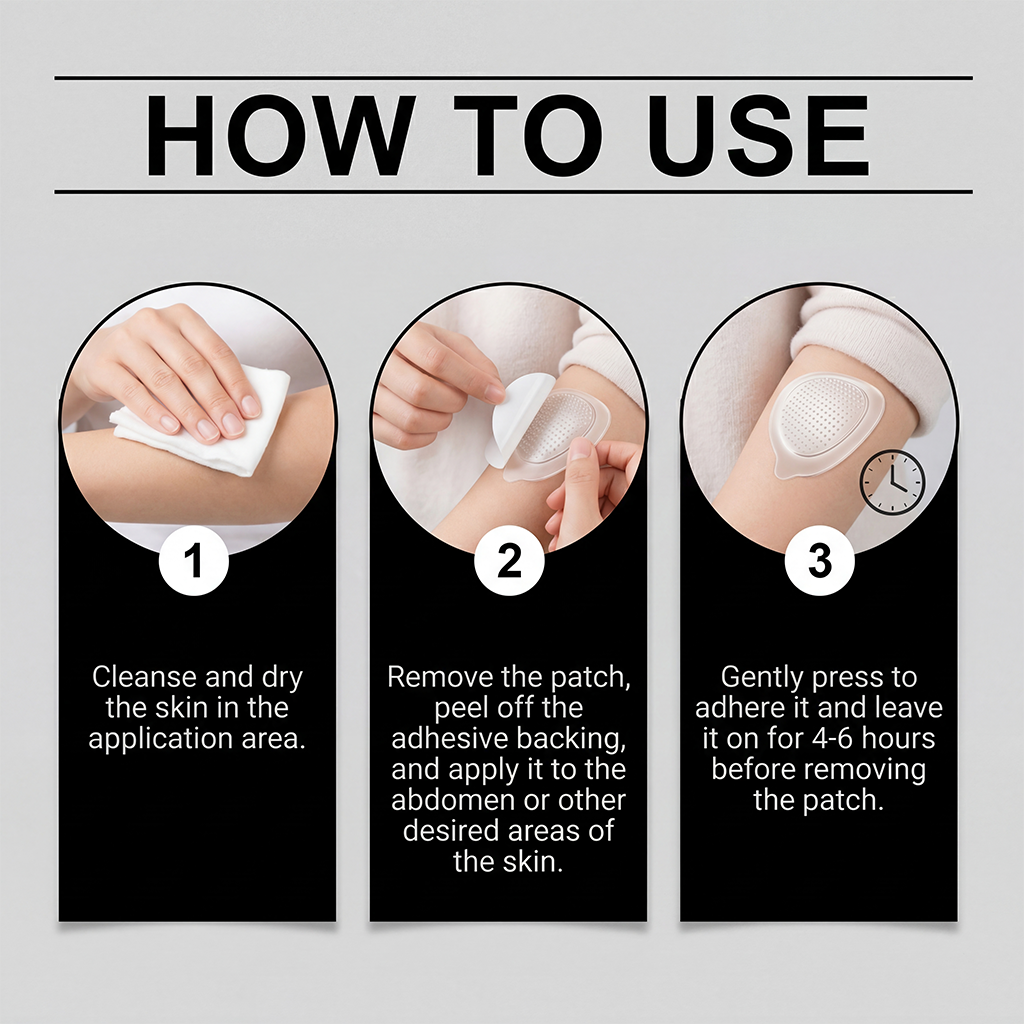 Body Care Patch Daily Comfort Fit Skin Refreshing Breathable Light Portable For Human Body