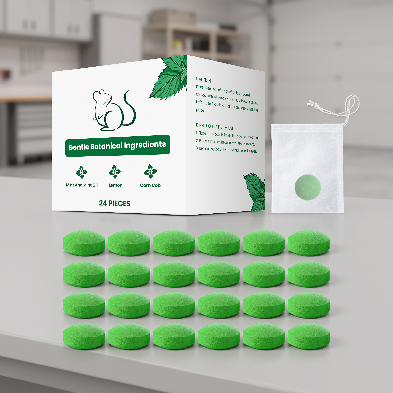 Rat Repellent Pills Daily Household Indoor Outdoor Rodent Repelling Odor Repelling Interference Anti Bite Fresh Protection Pills