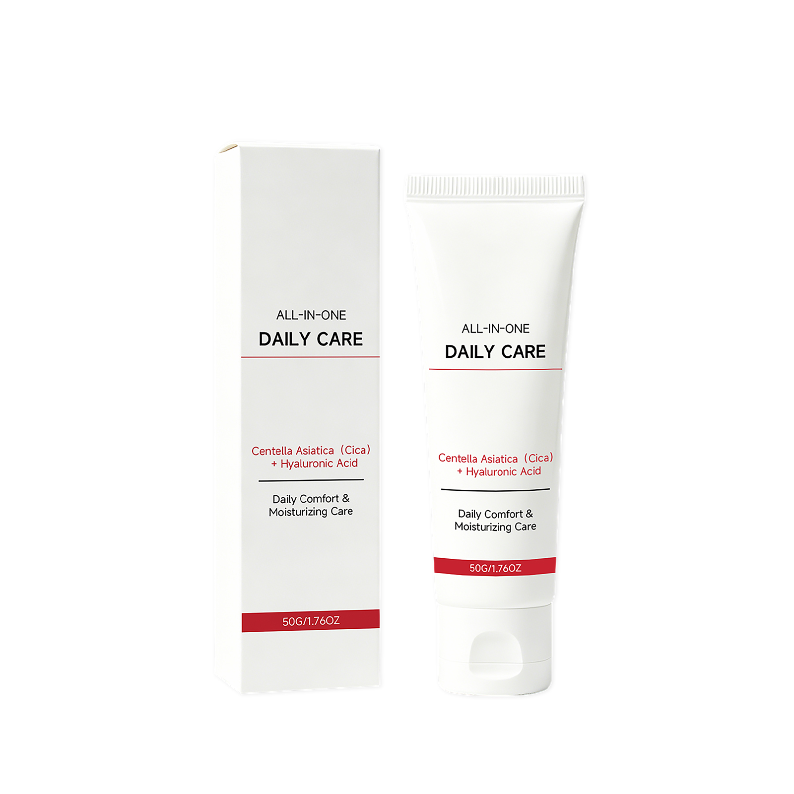 Centella Moisturizing Cream Plant Extract Silky Light Texture Facial Skin Delicate Elastic Care Cream