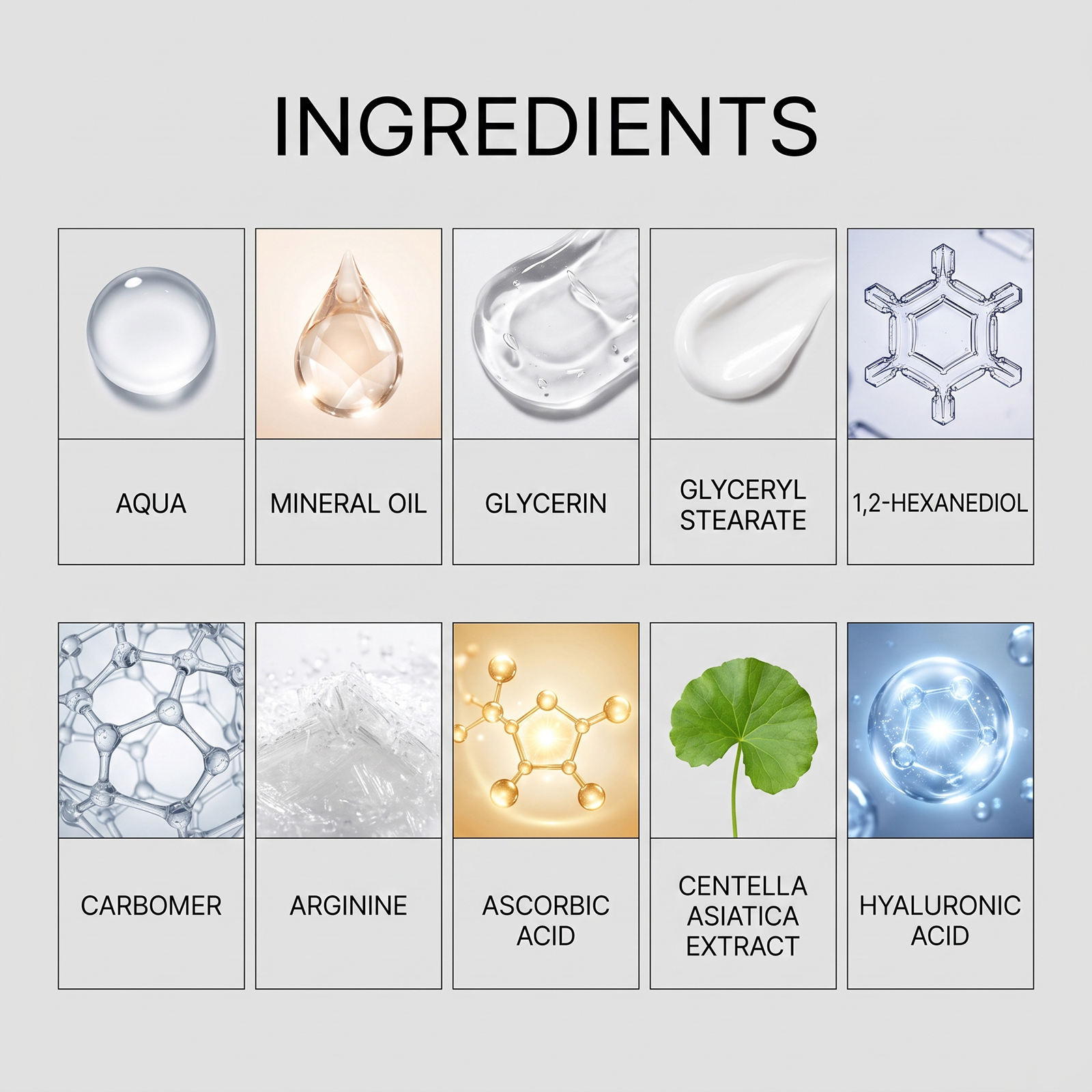 Centella Moisturizing Cream Plant Extract Silky Light Texture Facial Skin Delicate Elastic Care Cream