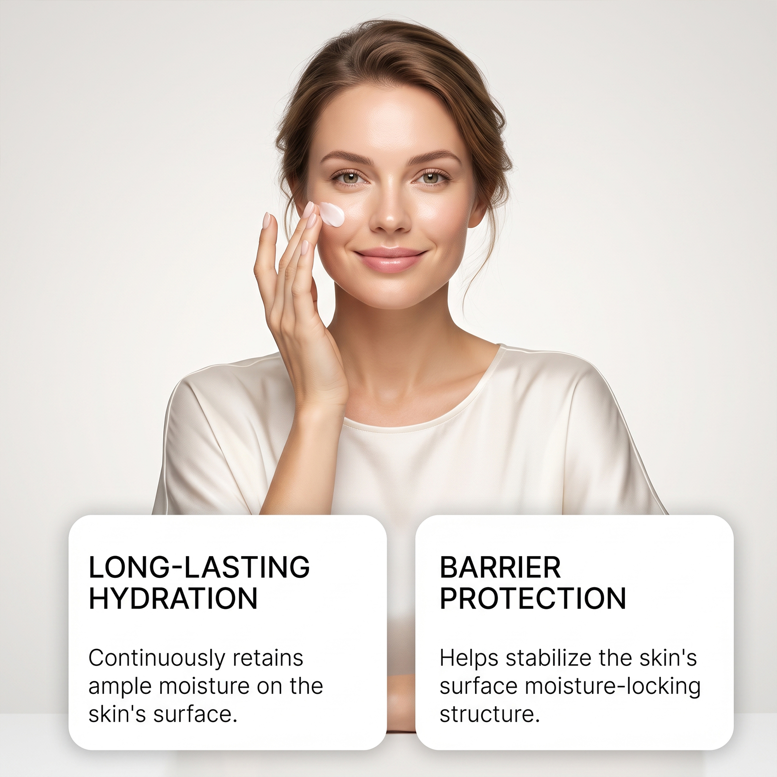 Centella Moisturizing Cream Plant Extract Silky Light Texture Facial Skin Delicate Elastic Care Cream