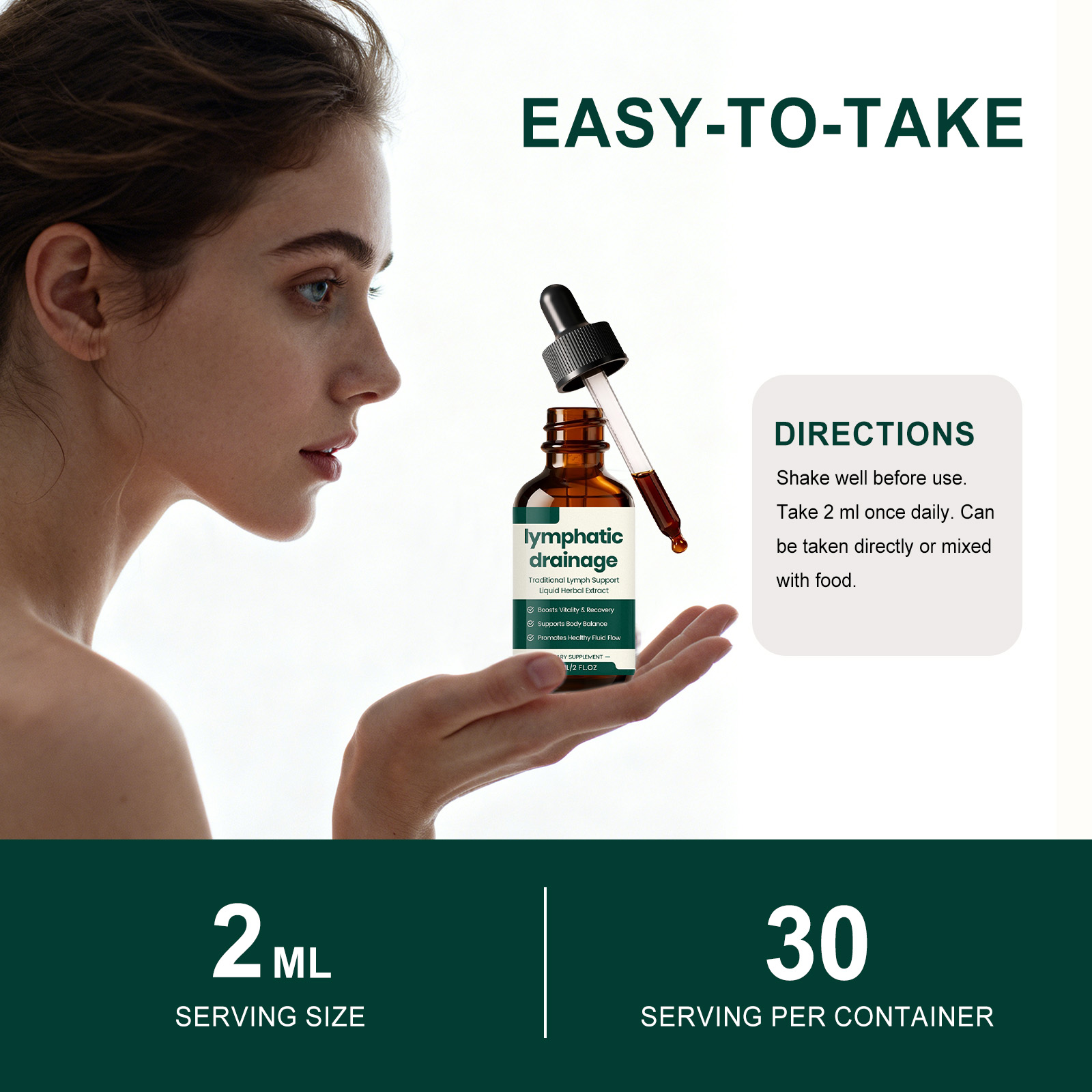 Soothing Nutrition Drops Herbal Formula Gentle Care Body Daily Dietary Supplement For General Physical Well‑being