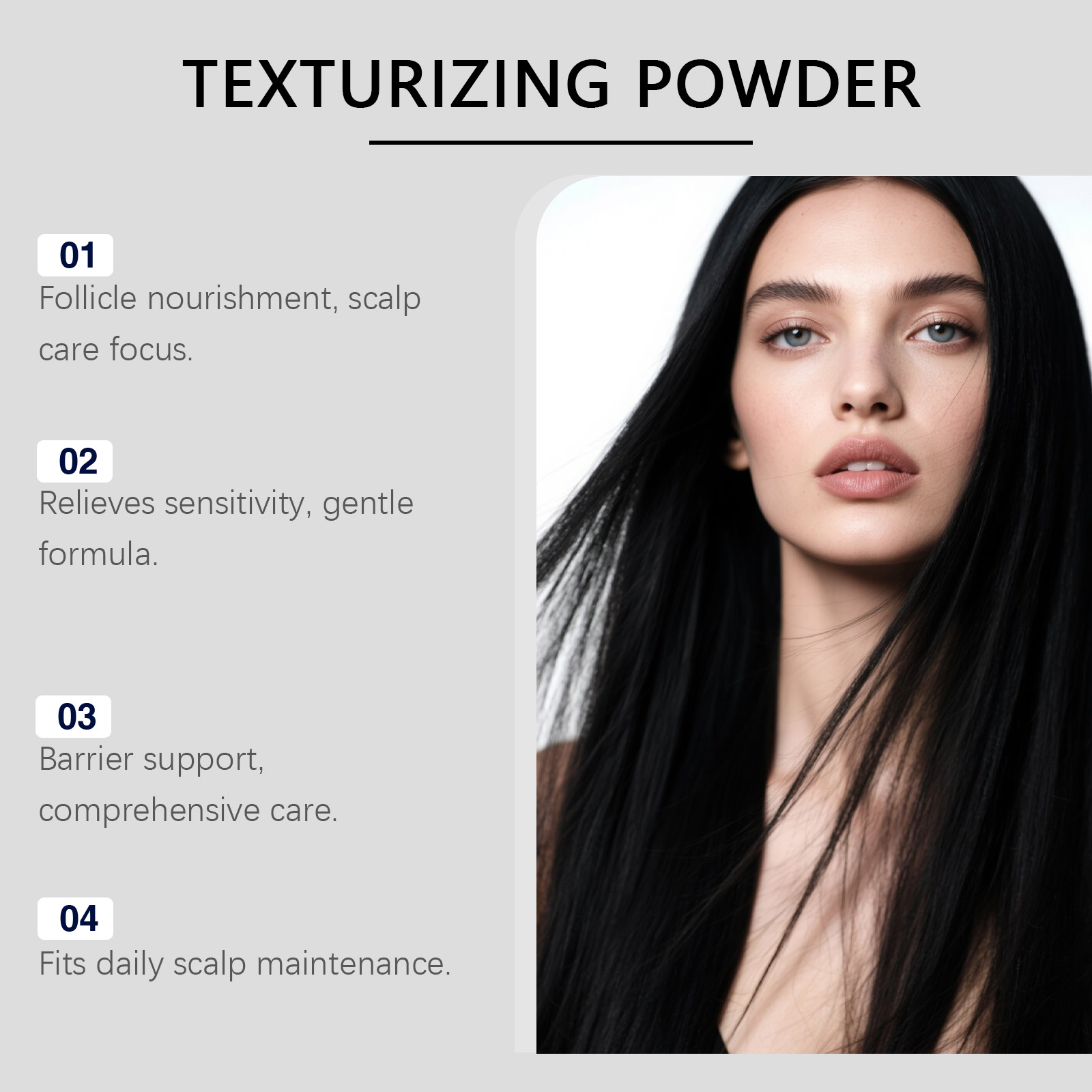 Fluffy Dry Hair Spray Air Volumizing Refreshing Light Silky Hair Natural High Cranial Top Daily Convenient Care