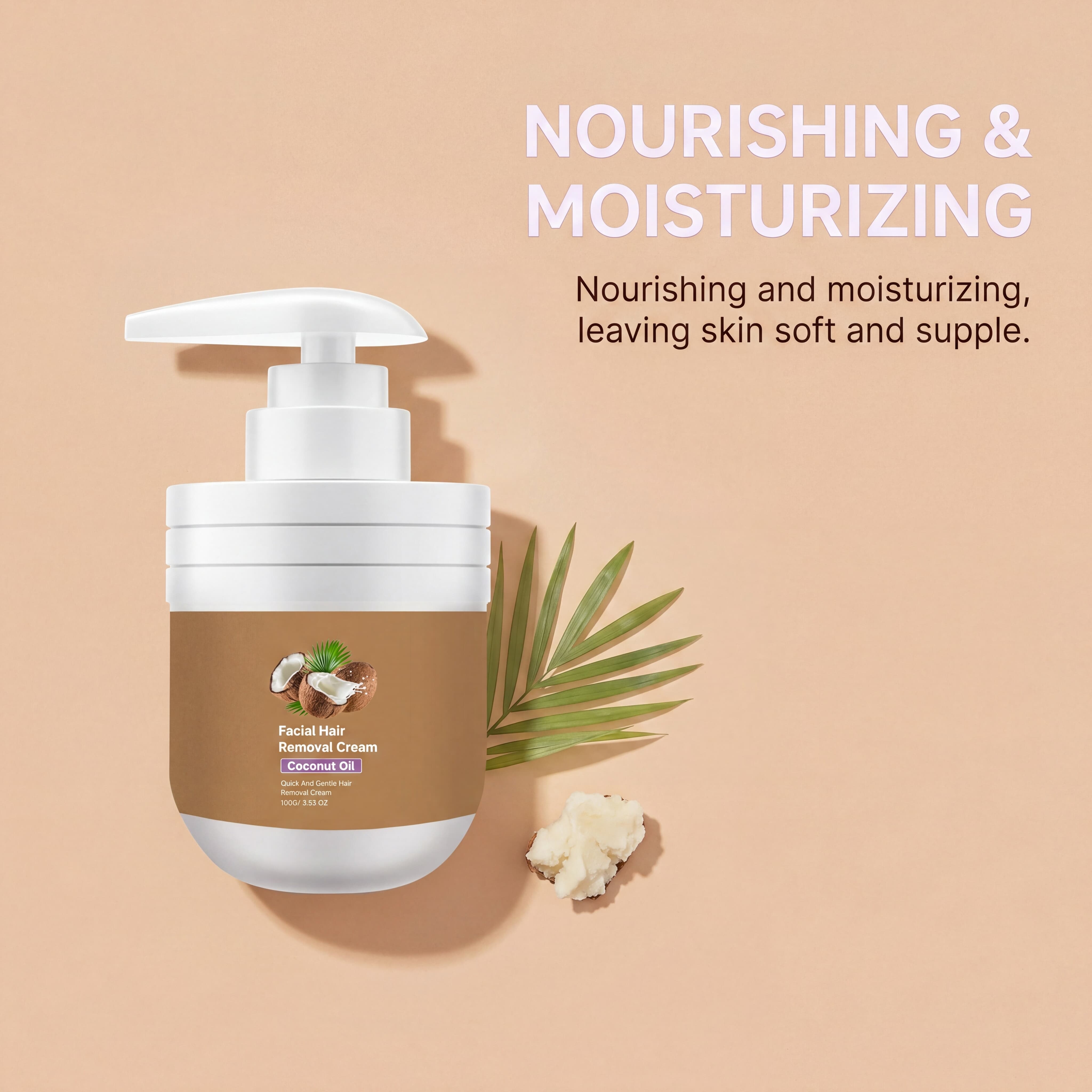 Facial Mild Depilatory Cream Gentle Formula Cleans Facial Downy Hair Leave Skin Delicate Smooth Refreshing