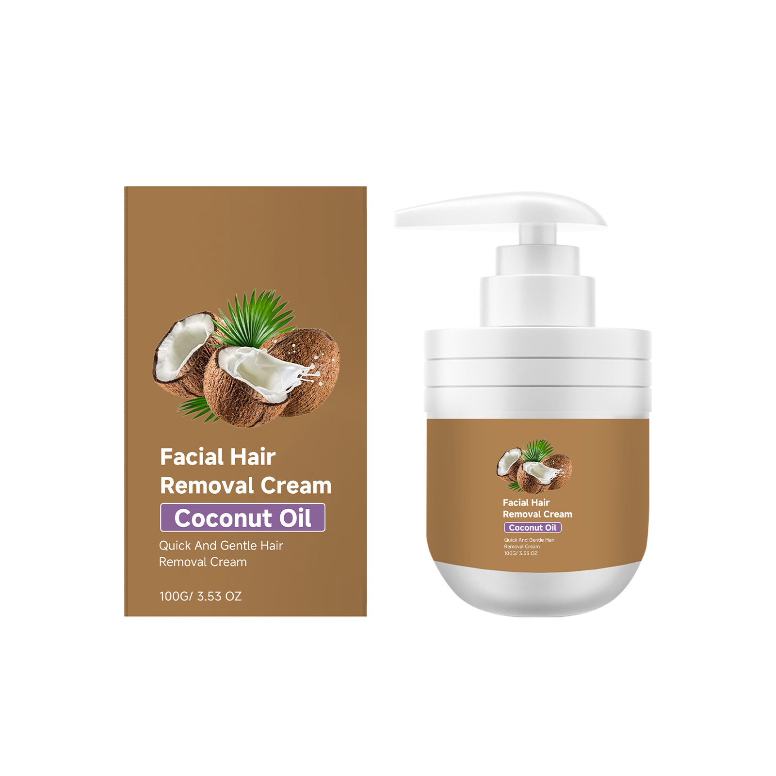 Facial Mild Depilatory Cream Gentle Formula Cleans Facial Downy Hair Leave Skin Delicate Smooth Refreshing