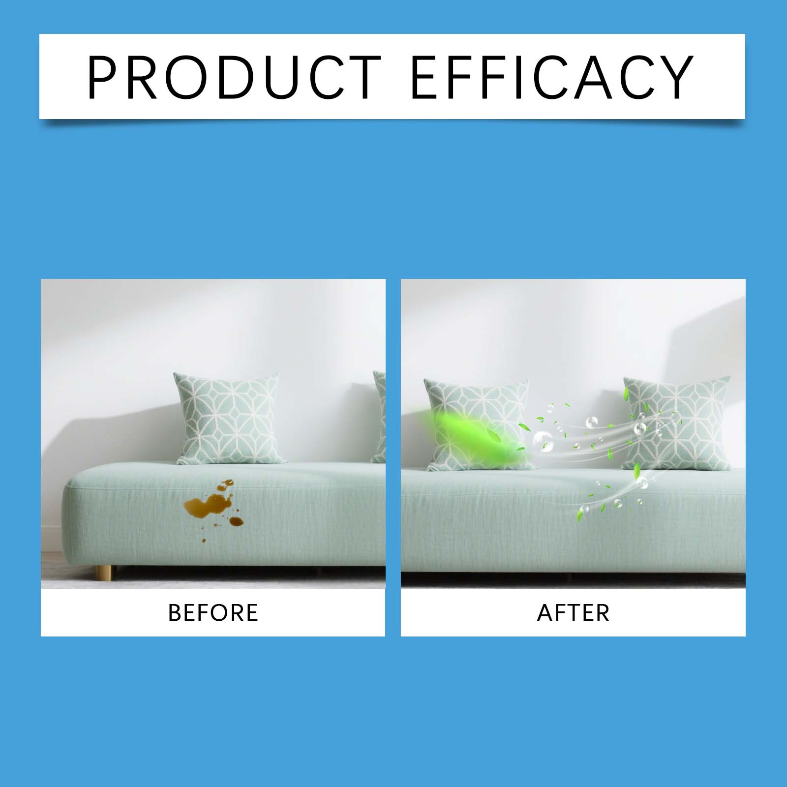 Fabric Cleaner Spray For Sofa Carpet And Upholstery Stain Removal Home Use