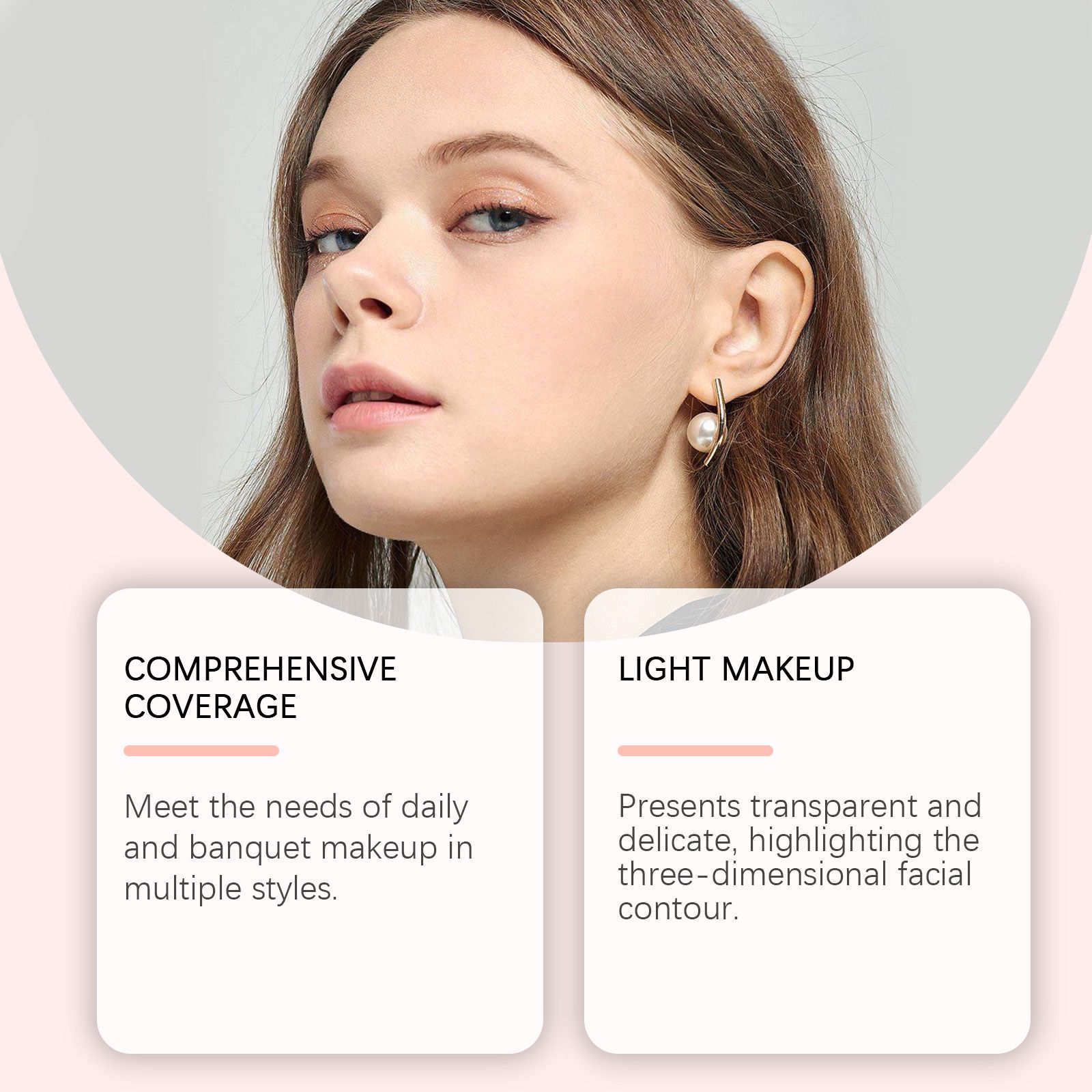 Multi Purpose Makeup Palette For Eyeshadow Contour Blush And Highlight Daily Portable Use
