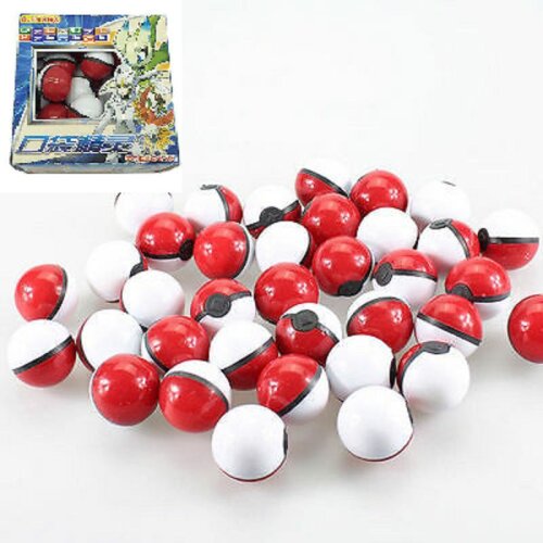 (COLORFUL) 36pcs Pokemon Go Pokeball Pop-up Ball&Mini Monster