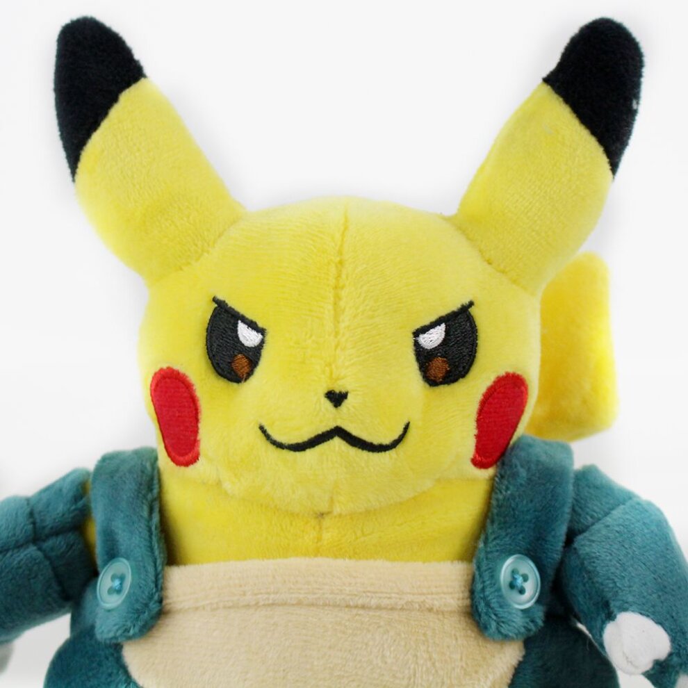 Pokemon Soft Plush Toy Stuffed Doll 20CM Cosplay Snorlax Pikachu Cross Dressing