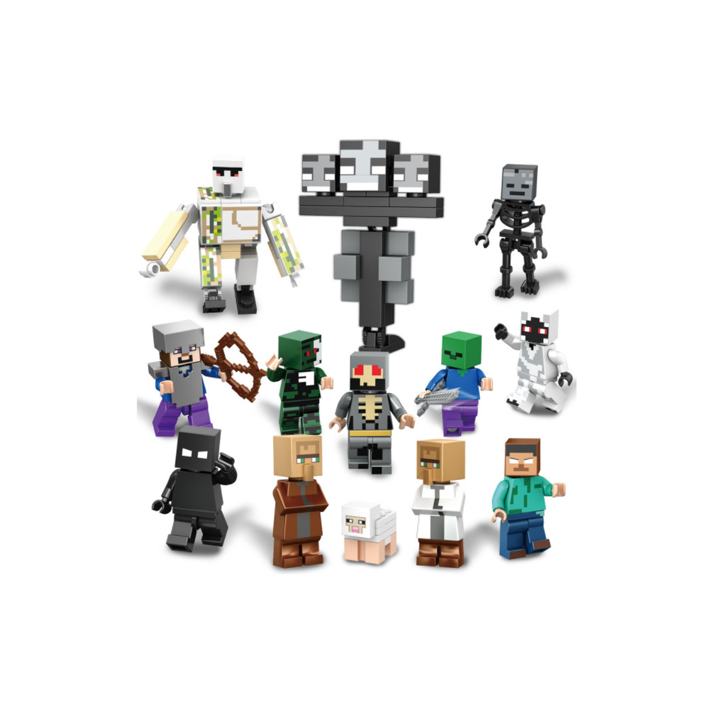 Minifigures Building Blocks Compatible Lego 13 Pcs Minecraft Series