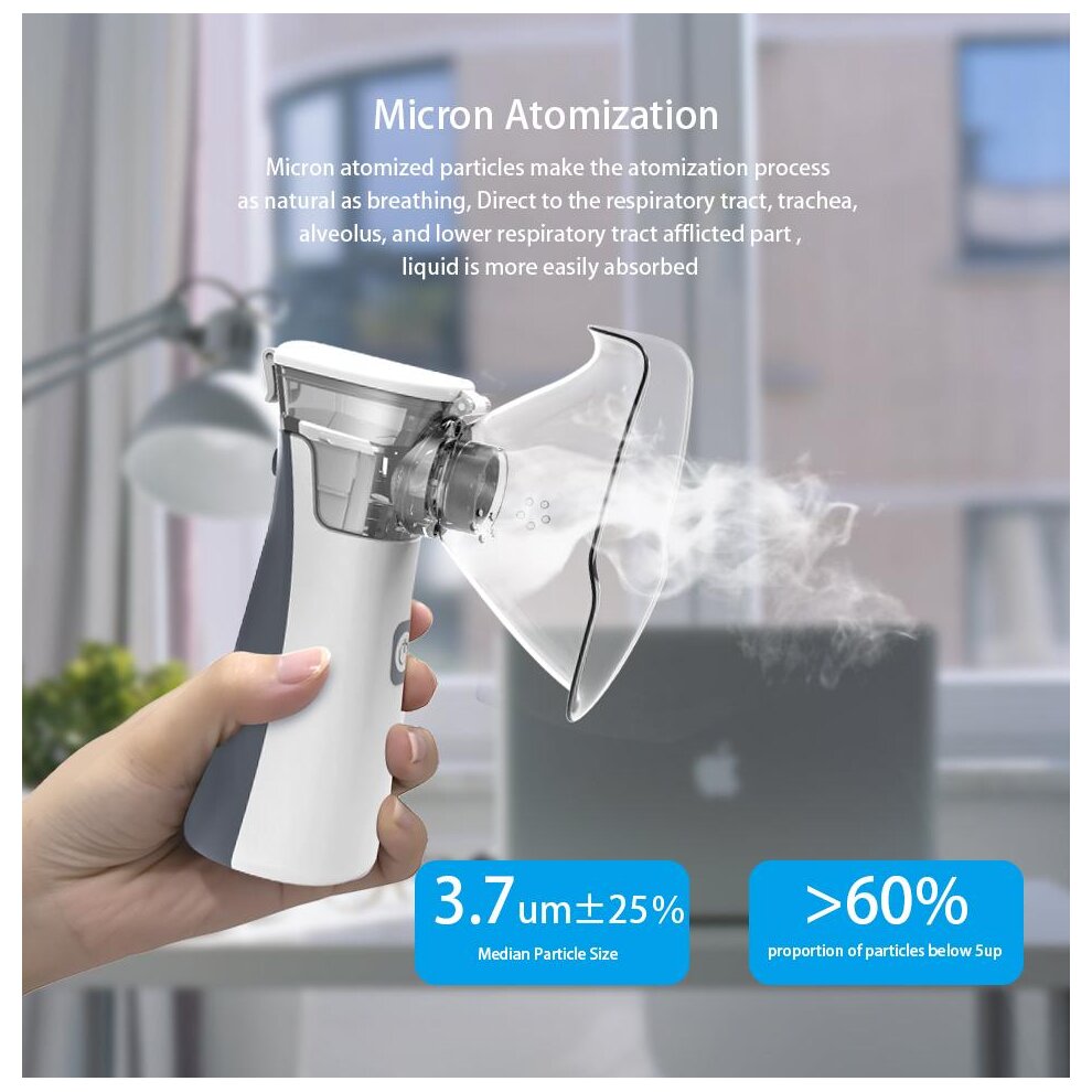 Portable Ultrasonic Nebulizer, Handheld Asthma Inhaler