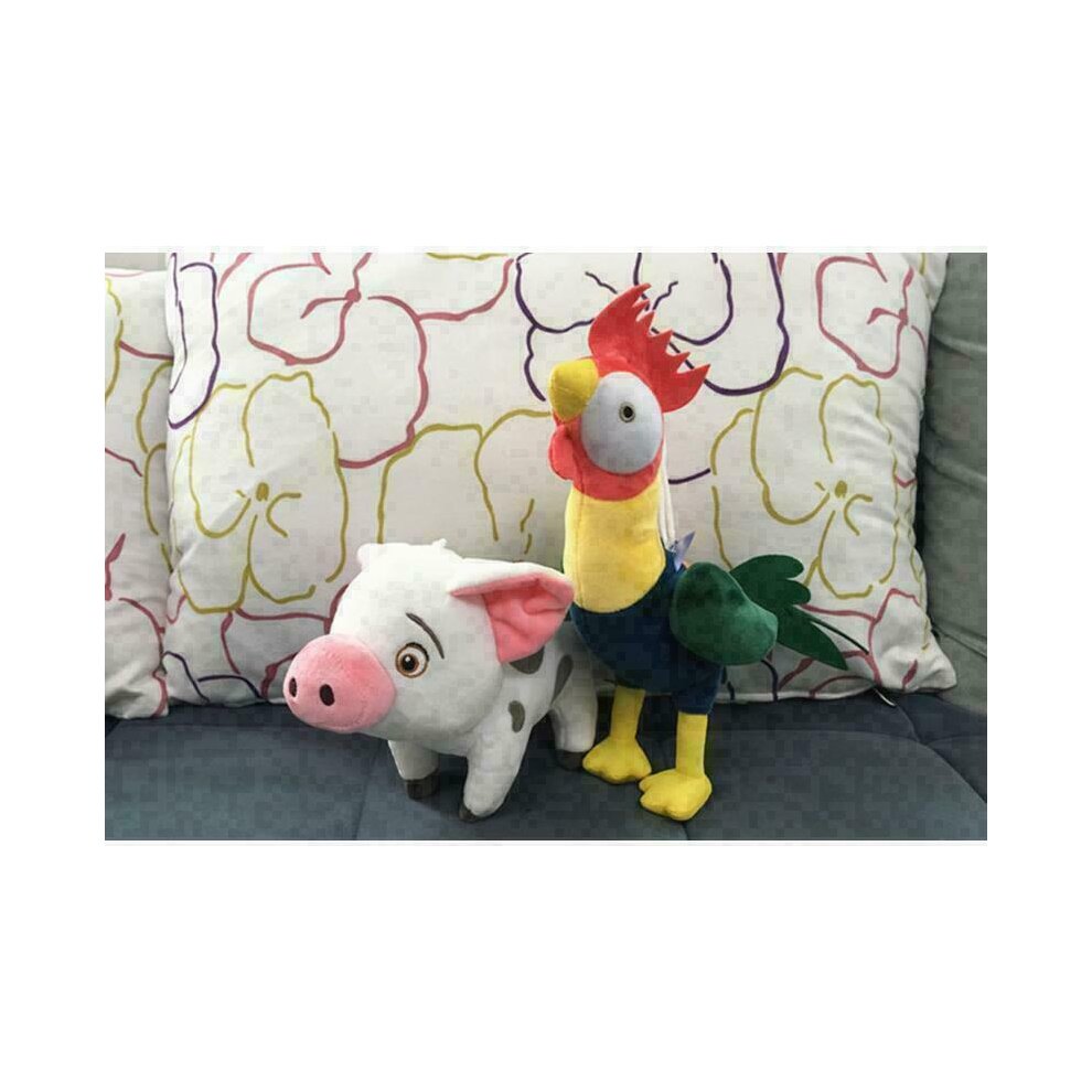 4PCS/SET Moana Movie Maui Pua Heihei Cartoon Soft Plush Kids Doll Toy