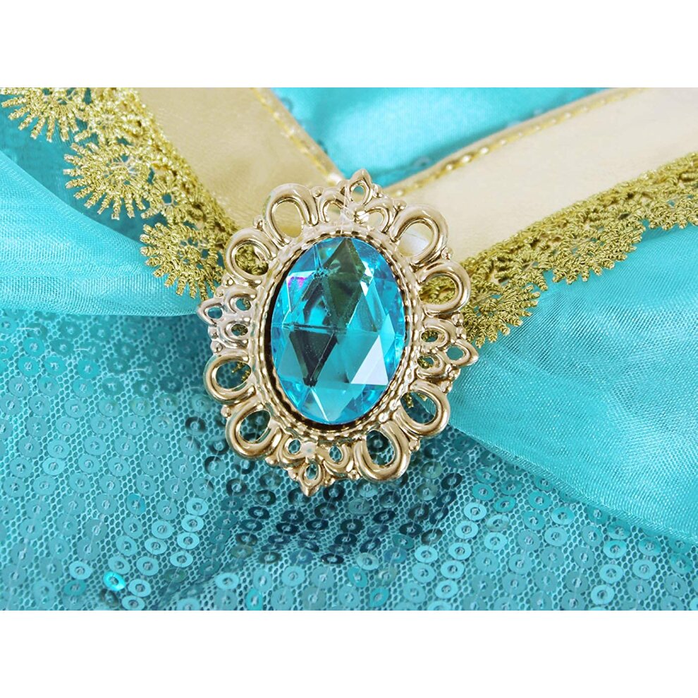 (5~6 Years) AmzBarley Princess Jasmine Dress Up Costumes