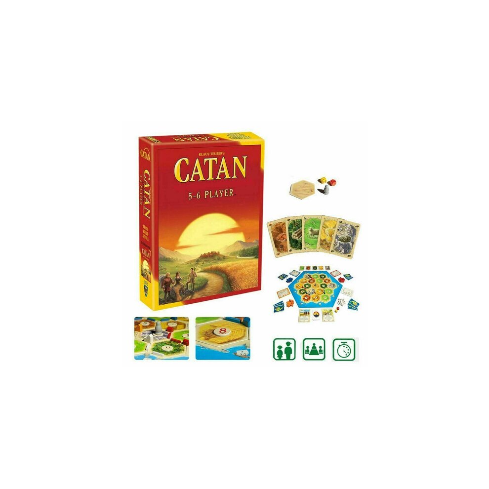 (Catan Board Seaman Game Extended Version 5~6 Peopl) Board Game Family Leisure Party Entertainment