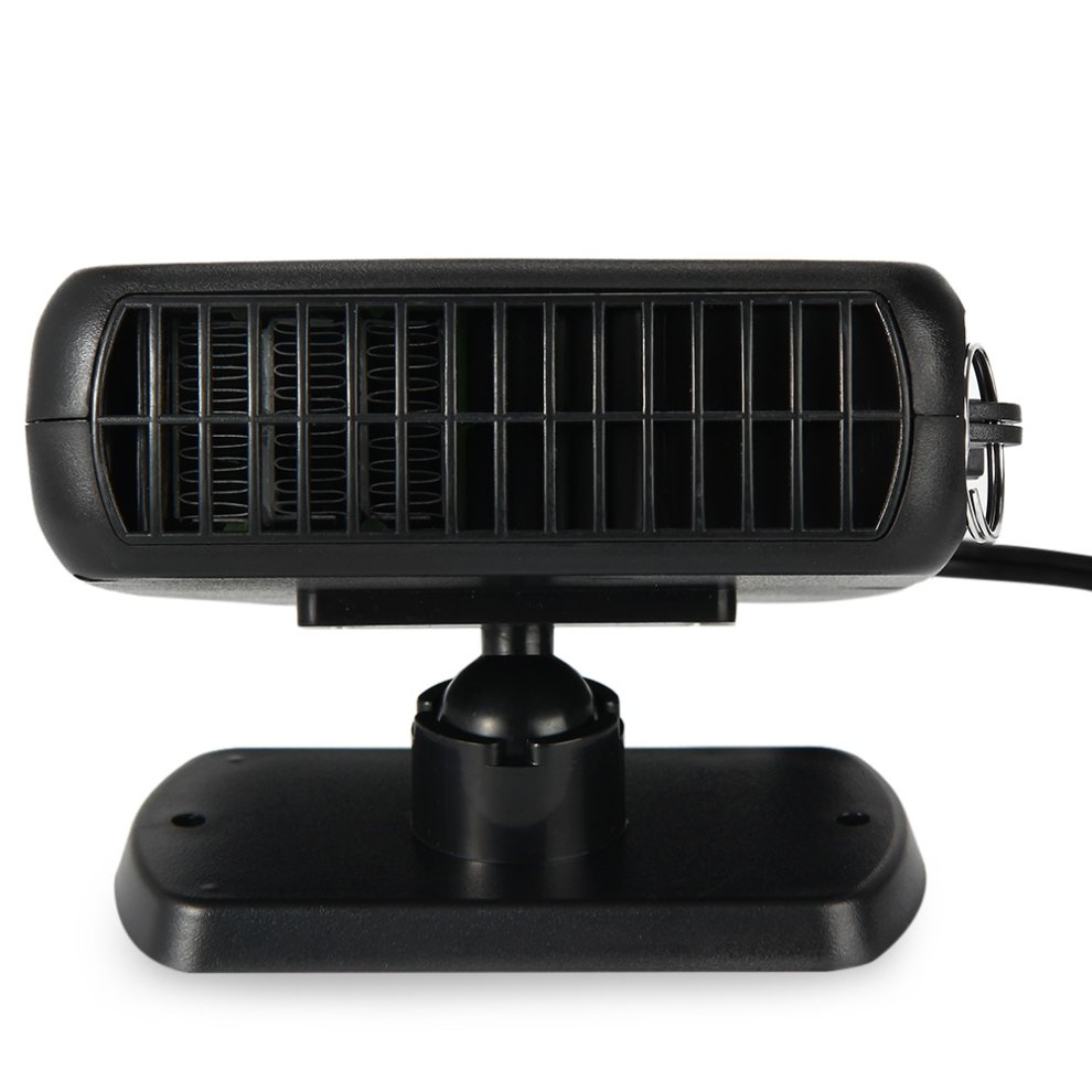 Car Heater Defroster Electric Vehicle Mini Windshield Defogger 150W 12V Plug in Cigarette Lighter Portable Auto Heater Fan Anti-Fog 2 in 1 Heating Cooling Function