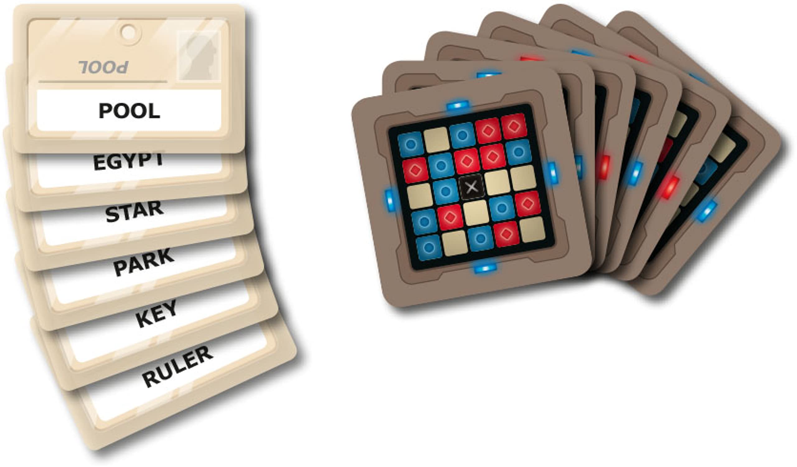 Codenames Board Game Party Card Games English Edition Fun Gift for Game Night Date Night Updated Toys Gifts for Couples Teens Boys Girls Ages 10 and Up 2-8 Players 15 Minute Playing Time