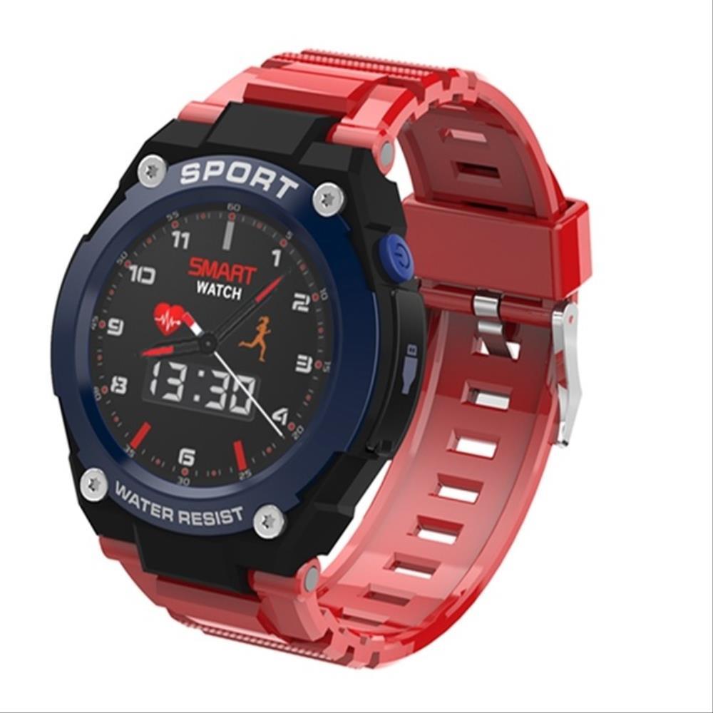 Smart Watch Fitness Tracker Heart Rate Monitor Waterproof GPS Sports Watch Red