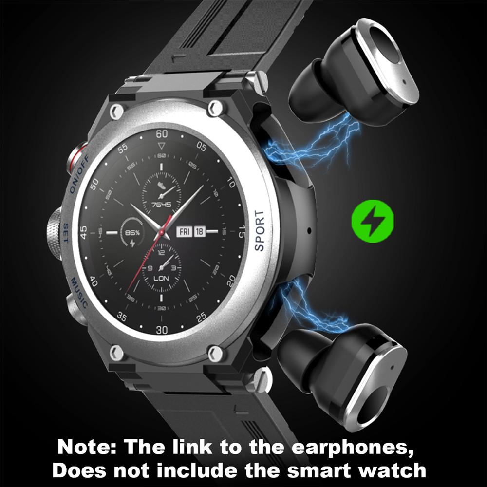 Men Bluetooth Call TWS 5.0 Smart Watch Earphone New 2023 For Android iOS