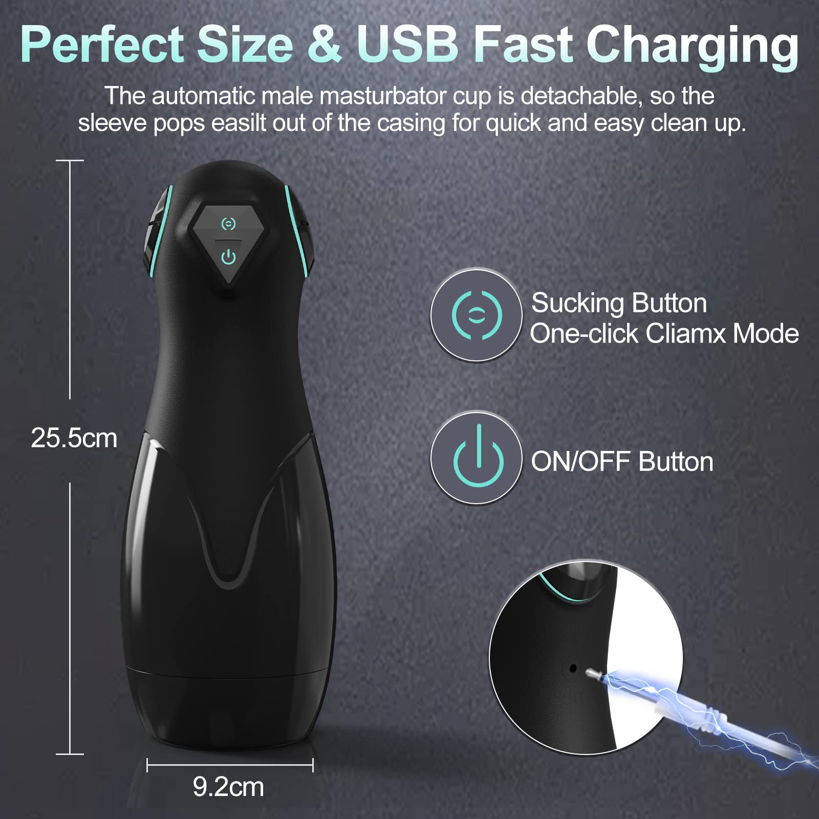 Electric Male Masturbator Cup for Penis Stimulation Pocket Pussy Rechargeable Sex Toy Automatic Sucking Adult Toys for Men with 5 Suction and 12 Vibrating Modes 3D Textured Realistic