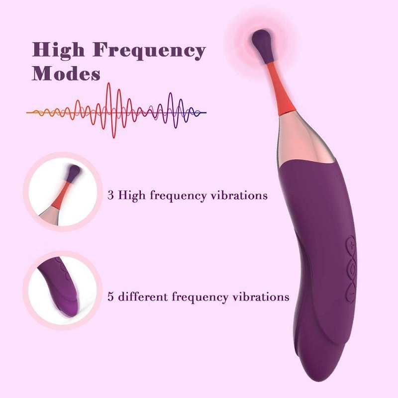 G-Spot Vibrator Clitoral Sex Toys Cordless Electric Massager Rechargeable Waterproof Mini Wand Finger AV Stimulator Women Lesbian