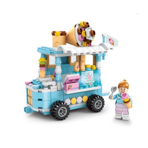 Lego City Ice Cream Street View Building Blocks Model Building For Childrens Toys