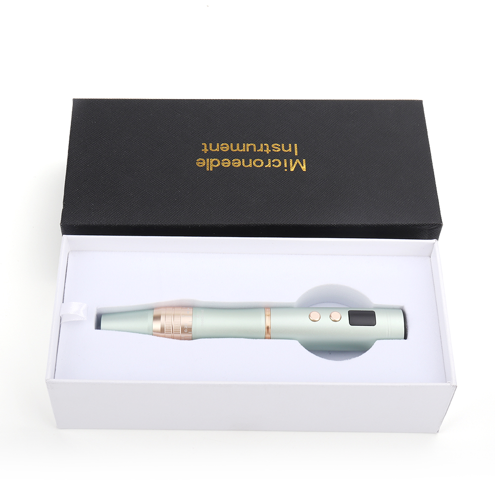 Derma Pen Electric Wireless Microneedling Pen  Micro Needle Beauty Instrument Home Derma System Therapy 4 Colors Photorejuvenation Skin Needling Pen
