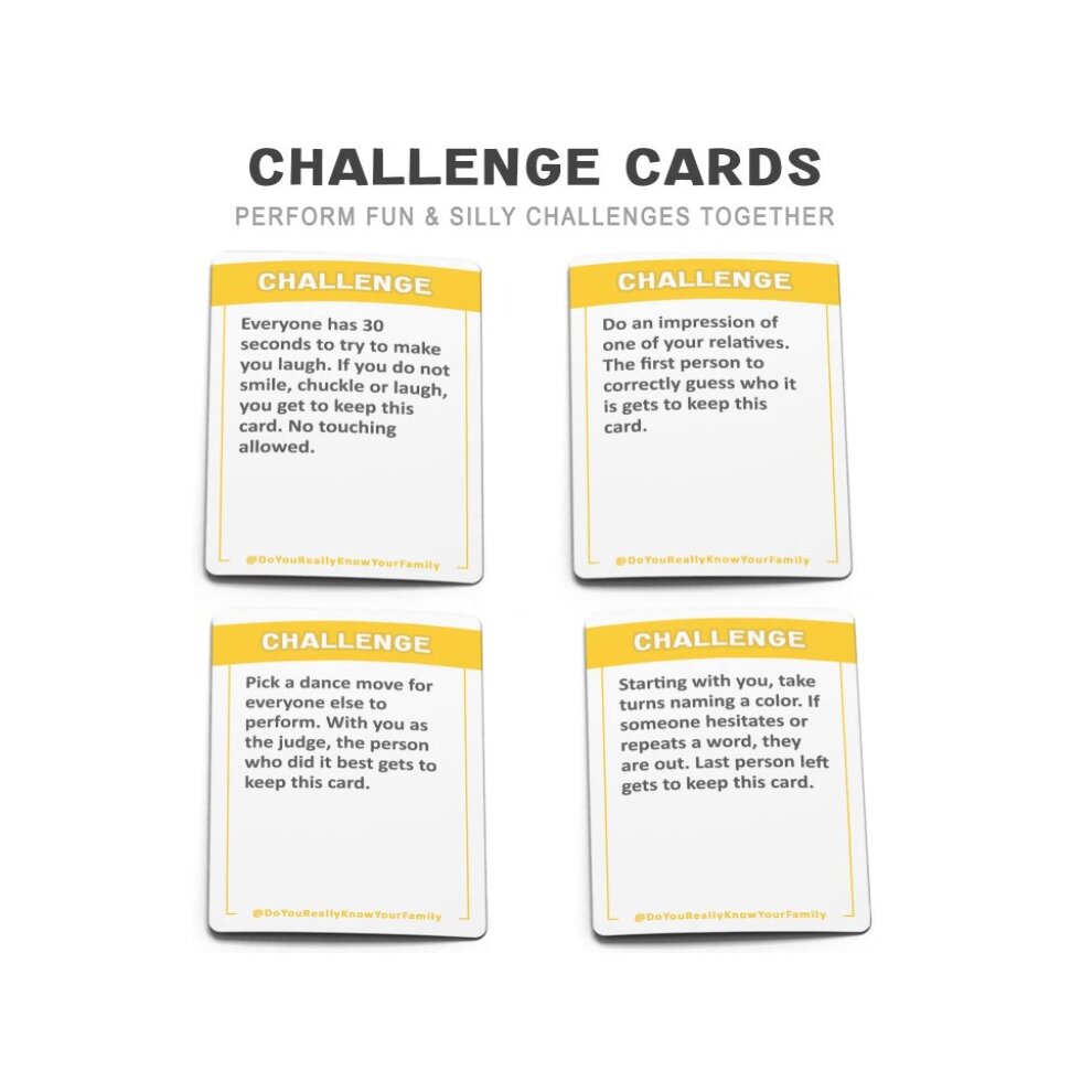 Do You Really Know Your Family Card Game Family Party Interactive Game A Fun Family Game Filled with Conversation Starters and Challenges