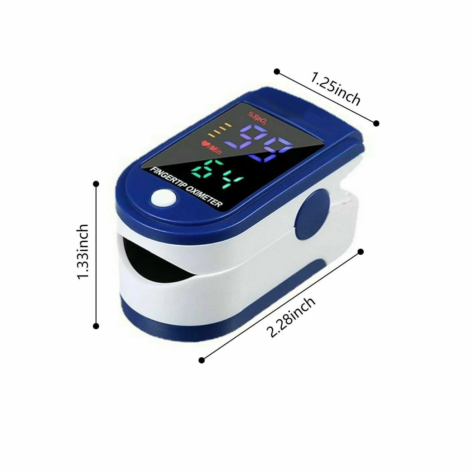 (1pc) Fingertip Pulse Oximeter LED Digital Display Heart Rate  Oxygen Level Readings Blood Oxygen Saturation for Pulse Rate Monitor SpO2 Health Monitor
