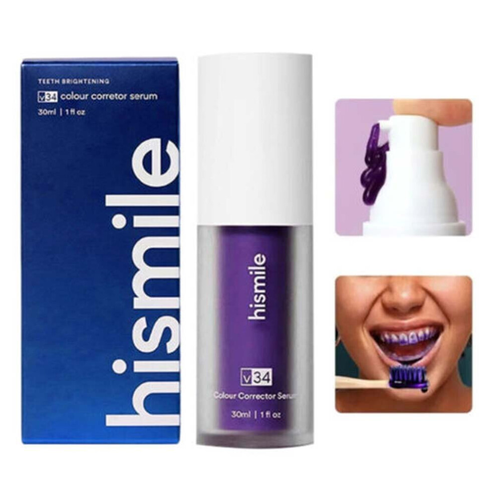 Hismile V34 Colour Corrector Serum Teeth Whitening Stain Removal