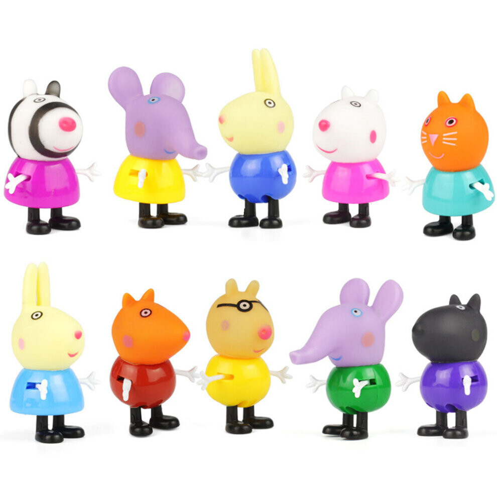 Peppa Pig George Family Friends Action Figures Anime Kids Toys 25 Pcs