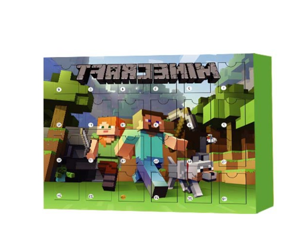 Minecraft Advent Calendar Christmas Countdown Toy Party Favor Gift for Kids Boys Girls