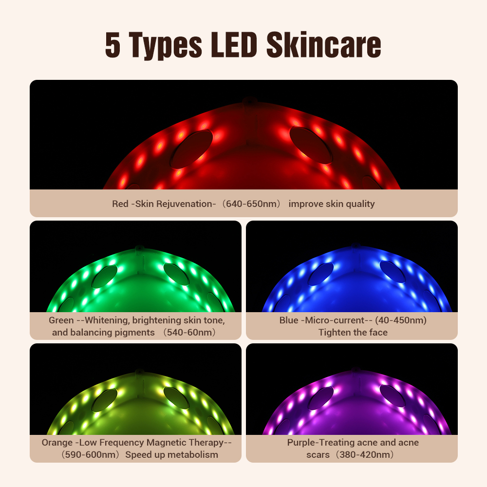 EMS V Face Facial Machine Red Blue Light Electric V Line Up Lift Belt Face Massage Heating Face Skin Lifting Firming Beauty Device Double Chin Reduce